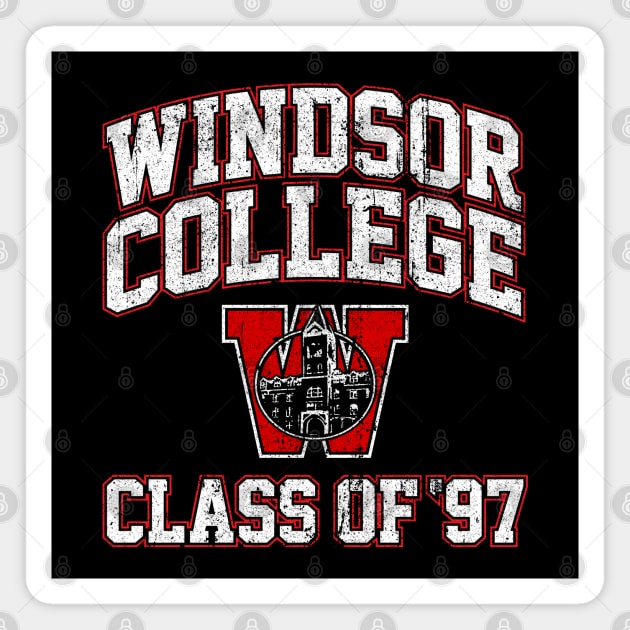 Windsor College Class of 97 (Scream 2) Magnet by huckblade